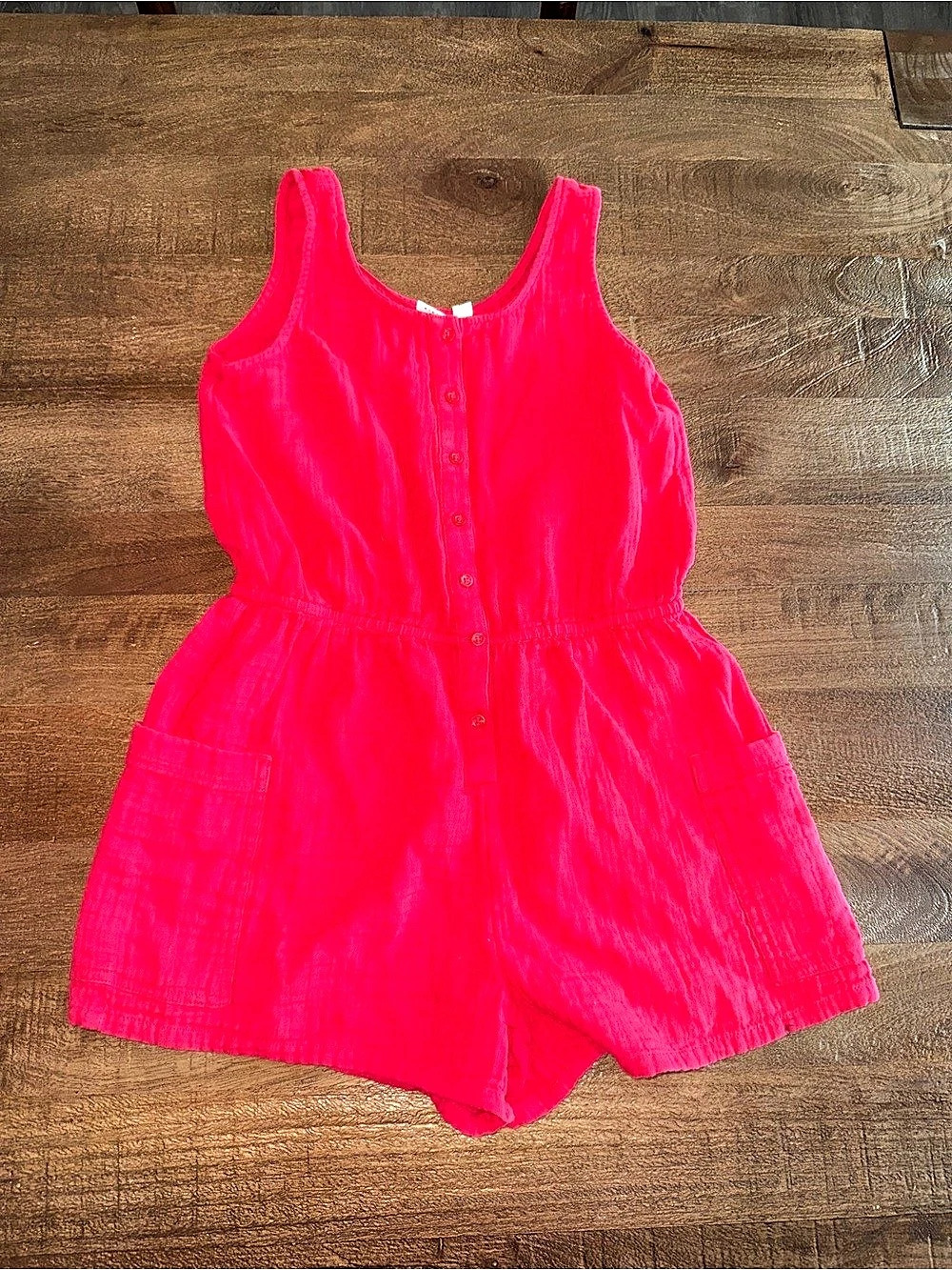 GAP Girls Red Romper Size XL (12) Like New